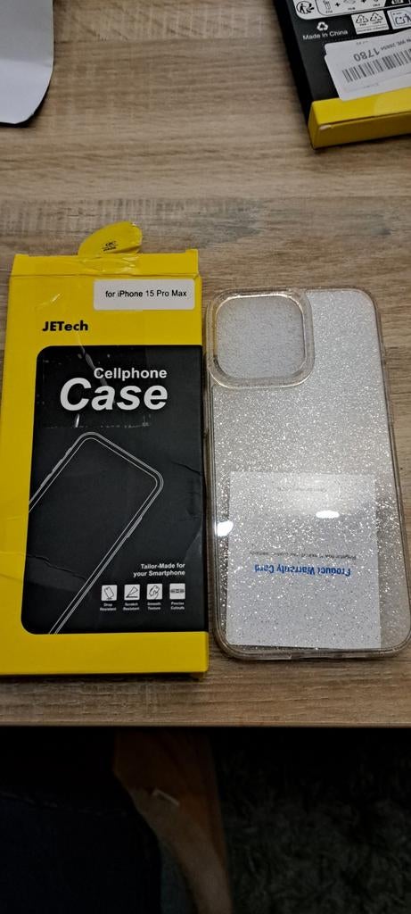 Nieuw JetTech iPhone 15 Pro Max Hoesje, Ophalen of Verzenden, Nieuw, IPhone SE (2022), Hoesje of Tasje