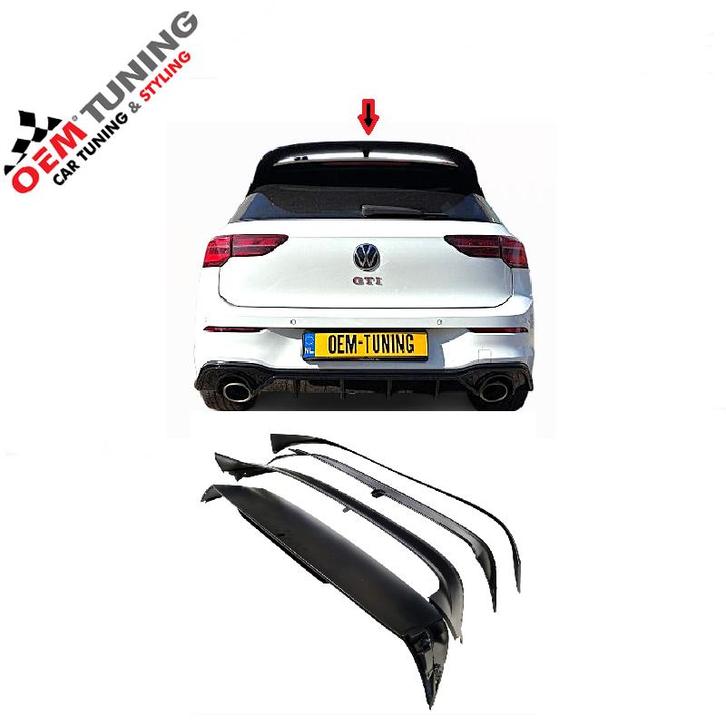 Golf 8 Clubsport Dakspoiler | GTI / R | primer | 2020-2024, Auto diversen, Tuning en Styling, Ophalen of Verzenden