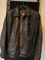 Te koop unieke donkervoort leren jas, Kleding | Heren, Jassen | Zomer, Ophalen of Verzenden, Zo goed als nieuw, Maat 52/54 (L)