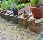 Vierkante sierklinkers (170 stuks), Tuin en Terras, Tegels en Klinkers, Ophalen, Beton, Terrastegels