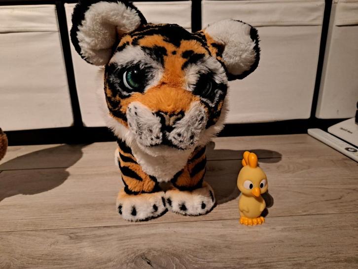 FurReal Friends - Tyler, interactieve robottijger, Kinderen en Baby's, Speelgoed | Knuffels en Pluche, Zo goed als nieuw, Overige typen