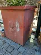 Grote, unieke terracotta plantenbak, Tuin en Terras, Ophalen, Steen, Gebruikt, Minder dan 60 cm