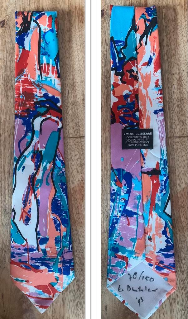 Emeke Buitelaar Stropdas, Antiek en Kunst, Kunst | Litho's en Zeefdrukken, Ophalen of Verzenden