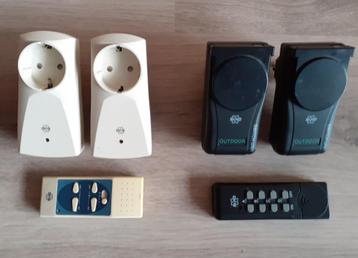 2x Klik aan Klik uit sets Elro draadloos + afstandsbediening beschikbaar voor biedingen
