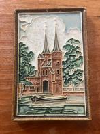 Cloisonné tegel Porceleyne Fles – Oostpoort Delft, Ophalen of Verzenden
