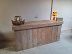 Steigerhouten balie toonbank van gebruikt steigerhout, Ophalen of Verzenden
