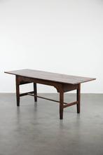 Antieke landelijke Engelse eikenhouten eettafel uit 18e eeuw, Ophalen, Gebruikt, ., Eikenhout