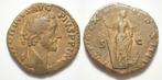 Romeinse munt Antoninus Pius Sestertius TR POT XX COSIIII SC, Ophalen of Verzenden, Italië, Losse munt