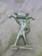 Hercules beeld brons? Zweden Scandinavisch 27,5cm hg tuin, Antiek en Kunst, Ophalen of Verzenden