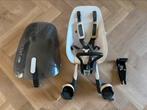 Urban Iki voorzitje wit – met windscherm en MTB-adapter, Ophalen, Voorzitje, Urban iki, 0 t/m 13 kg