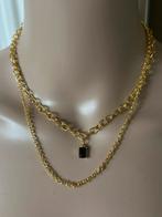 Ketting sieraad, Sieraden, Tassen en Uiterlijk, Kettingen, Ophalen of Verzenden, Nieuw, Zwart