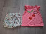 Setje met kersen van de Hema, maat 80, Kinderen en Baby's, Babykleding | Maat 80, Zo goed als nieuw, Setje, Hema, Verzenden