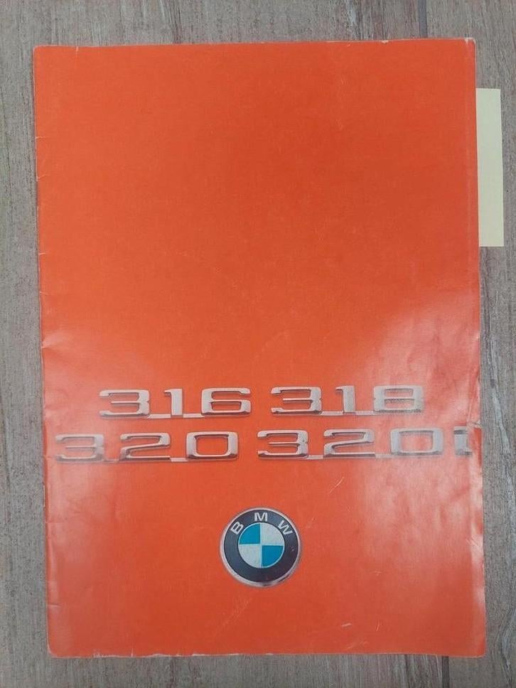 BMW 316 318 320 320i Brochure - Origineel, Ophalen of Verzenden, Gelezen, BMW, BMW AG