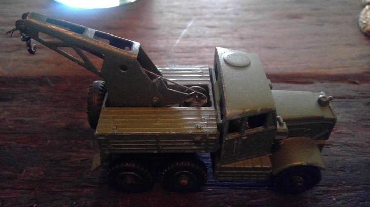 Dinky Toys Army 661 Scammell Takelwagen, Hobby en Vrije tijd, Modelauto's | 1:43, Gebruikt, Overige typen, Dinky Toys, Ophalen of Verzenden