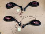 Set zwarte motorspiegels met geïntegreerde LED, IK IF000, Motoren, Accessoires | Overige, Ophalen of Verzenden, Zo goed als nieuw