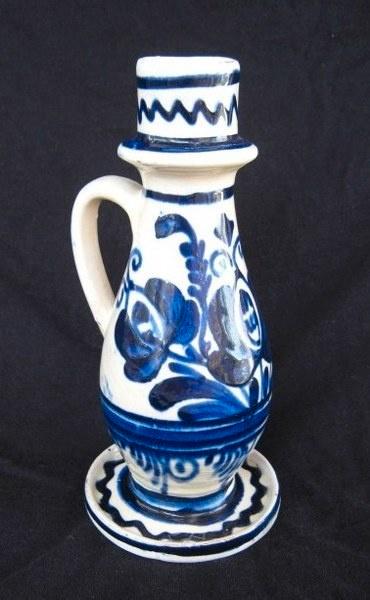 Korond - Antieke kaarsenkandelaar (221A), Huis en Inrichting, Woonaccessoires | Kandelaars en Kaarsen, Gebruikt, Kandelaar, Minder dan 25 cm