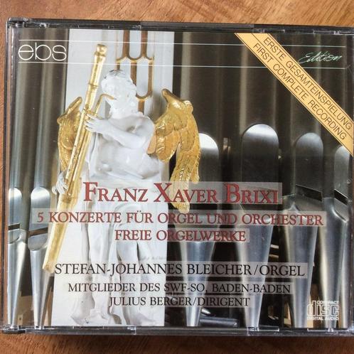 Orgel 2 cd - Brixi, orgelconcerten + solo orgel. SJ Bleicher, Cd's en Dvd's, Cd's | Klassiek, Zo goed als nieuw, Overige typen