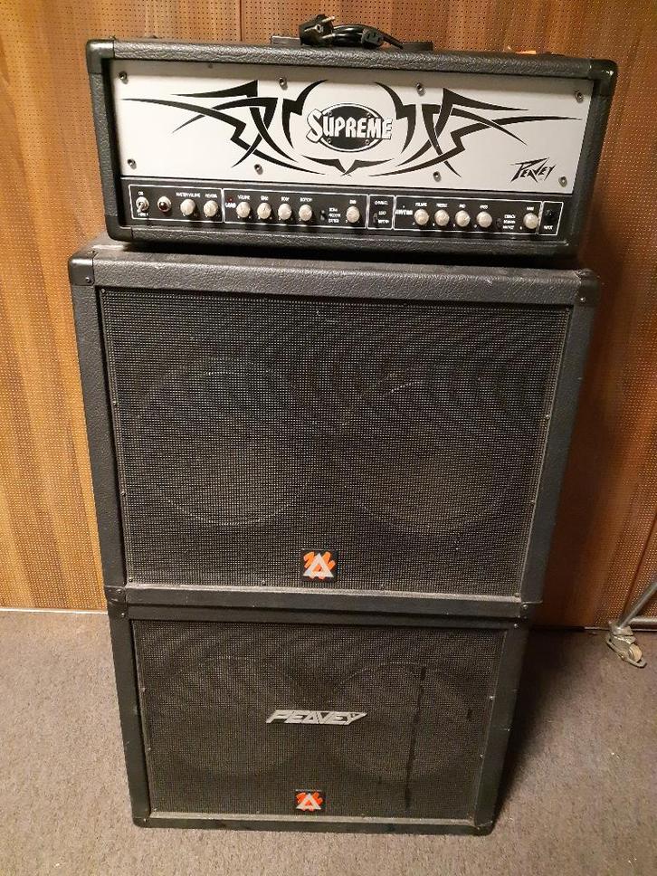 Peavey Supreme XL + 2 212J 2x12 cabs, Muziek en Instrumenten, Versterkers | Bas en Gitaar, Gebruikt, Gitaar, 100 watt of meer
