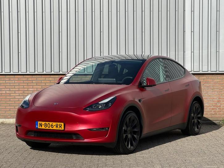 Tesla Model Y Long Range AWD 75 kWh Acceleration Boost/ Trek, Auto's, Tesla, Bedrijf, Te koop, Model Y, 4x4, ABS, Airbags, Airconditioning