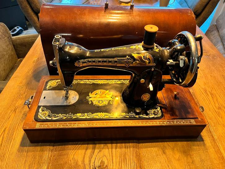 Antieke Singer Naaimachine - Handbediend, Antiek en Kunst, Antiek | Naaimachines, Ophalen