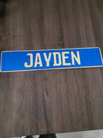 Blauw Naamplaatje 'Jayden', Ophalen of Verzenden, Nieuw