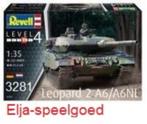 Revell 1:35 LEOPARD 2A6/nl Tank 3281 MODELBOUW (2001), Hobby en Vrije tijd, Modelbouw | Auto's en Voertuigen, 1:32 tot 1:50, Nieuw
