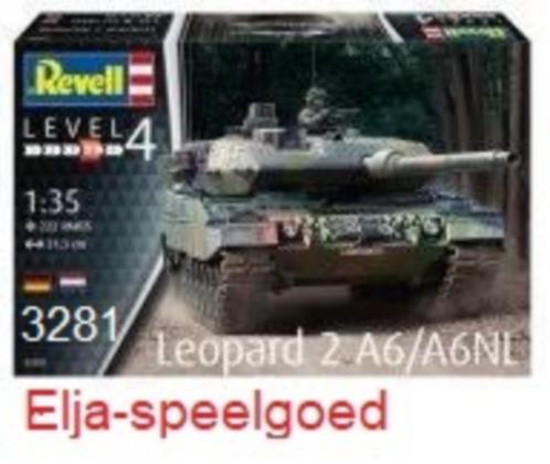 Revell 1:35 LEOPARD 2A6/nl Tank 3281 MODELBOUW (2001), Hobby en Vrije tijd, Modelbouw | Auto's en Voertuigen, Nieuw, Tank, 1:32 tot 1:50