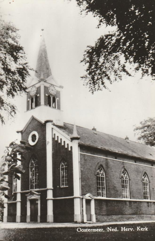 Oostermeer, NH Kerk, Verzamelen, Ansichtkaarten | Nederland, Ongelopen, Friesland, Ophalen of Verzenden