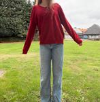 Rode Ralph Lauren Vintage Wollen Trui  - Maat XL, Kleding | Dames, -, -, Maat 46/48 (XL) of groter, Ophalen of Verzenden