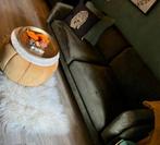 Velvet groene bank 195 breedt, Ophalen of Verzenden, Gebruikt