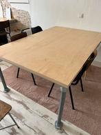 Zgan Bureau tafel berkenmultiplex 1.77x1.19x73 cm, Ophalen of Verzenden, Zo goed als nieuw, Bureau