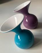 ASA trompetvaasjes paars en blauw, Ophalen of Verzenden
