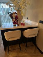 Eicholtz Boucle barkrukken, Ophalen, Zo goed als nieuw, Minder dan 4 stoelen