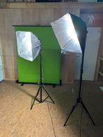 Bressen daglichtset, achtergrondsysteem met doeken, klemmen, Audio, Tv en Foto, Fotografie | Fotostudio en Toebehoren, Ophalen