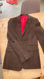 Hans Ubbink colbert bruin met kleurrijke binnenkant, Kleding | Heren, Kostuums en Colberts, Bruin, Hans Ubbink, Ophalen of Verzenden
