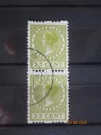 Nico Nederland Roltanding 28 Verticaal Paar gestempeld 1926, Ophalen of Verzenden, T/m 1940, Gestempeld