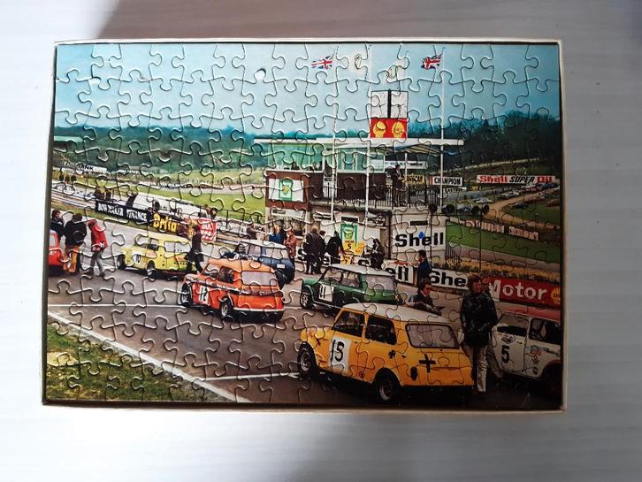 Puzzle Mini Morris circuit 160 stukjes, Antiek en Kunst, Antiek | Speelgoed, Ophalen of Verzenden