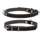 WAUDOG CoLLar Halsband Leder XS Nek 24-32 cm Zwart KOOPJE!!!, Ophalen of Verzenden, Handgemaakt, Nieuw