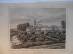 118 / Doesburg / Doesborgh Staalgravure 1860, Antiek en Kunst, Kunst | Etsen en Gravures, Ophalen of Verzenden