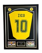 Zico Gesigneerd Ingelijst Voetbalshirt Brazil, Verzamelen, Sportartikelen en Voetbal, Nieuw, Shirt, Ophalen of Verzenden, Buitenlandse clubs