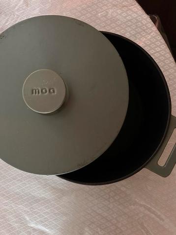MOA Gietijzeren Pan - Groen - Gebruikt beschikbaar voor biedingen