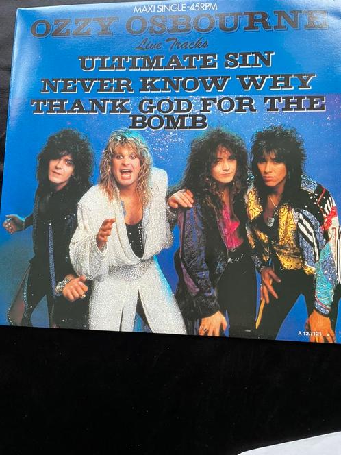 Ozzy Osbourne 12” vinyl, Cd's en Dvd's, Vinyl | Hardrock en Metal, Gebruikt, Ophalen of Verzenden