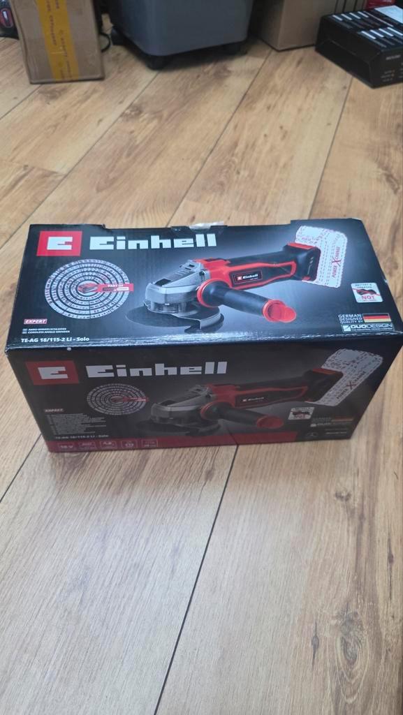 Einhell 18/115-2 Li Solo Haakse Slijper - Nieuw, Doe-het-zelf en Verbouw, Gereedschap | Schuurmachines, Ophalen of Verzenden