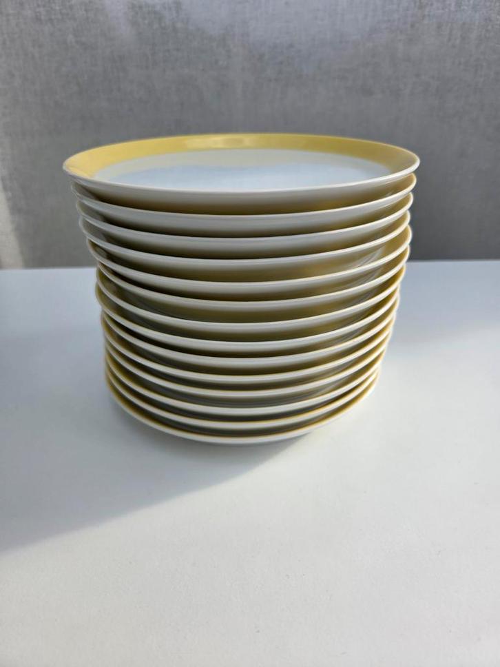 Arzberg Tric Gebaksbord Geel, Huis en Inrichting, Keuken | Servies, Zo goed als nieuw, Bord(en), Overige stijlen, Porselein, Ophalen of Verzenden