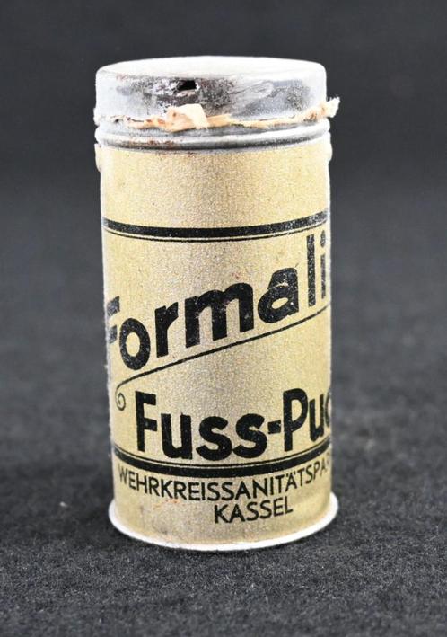 Formalin Fuss-puder Wehrkreissanitätspark Kassel, Verzamelen, Militaria | Tweede Wereldoorlog, Landmacht, Overige typen, Duitsland