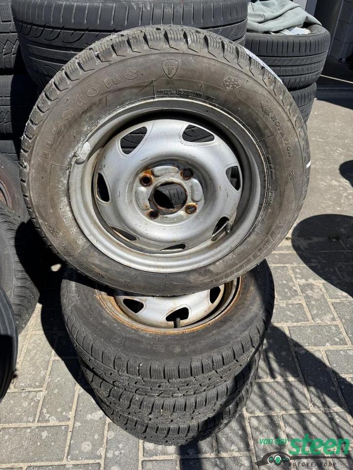 Ford Fiesta Winterbandenset Firestone 155-70-13 71T 4 x 108, Auto-onderdelen, Banden en Velgen, Banden en Velgen, Winterbanden