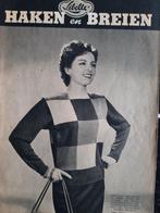 Libelle’s Haken en Breien nr 12 - dec 1950, Verzenden, Zo goed als nieuw, Breien, Patroon of Boek