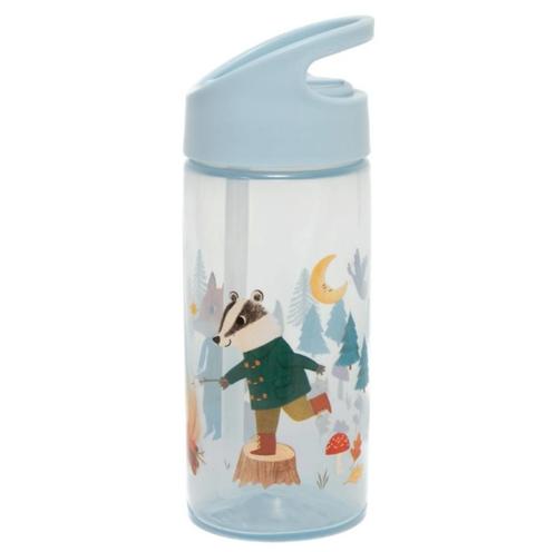 Drinkfles Woodland Blauw Petit Monkey, Diversen, Schoolbenodigdheden, Nieuw, Ophalen of Verzenden