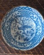 Antiek Japans Bord Blauw Wit, Ophalen