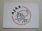 Kaart. Embleem. Ajax. Boomerang kaart, Verzamelen, Ophalen of Verzenden, Zo goed als nieuw, Ajax, Overige typen